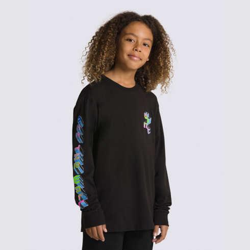 Vans Kids Digital Flash Long Sleeve T-shirt (black)