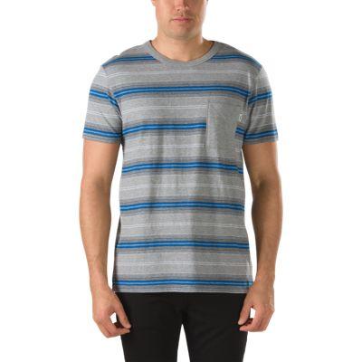 Vans Tiburn Pocket T-shirt (heather Grey) Mens T-shirts