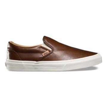 Vans Lux Leather Slip-on (shaved Chocolate/porcini)