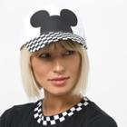 Vans Disney X Vans Checkerboard Mickey Mouse Court Side Hat (white/black)