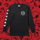 Vans Boys Vans X Peanuts Snoopy's Brothers Long Sleeve T-shirt (black)