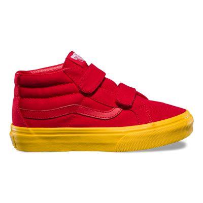 Vans Kids Vans Cosplay Sk8-mid Reissue V (red/gold)
