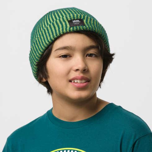 Vans Kids Biggs Waffle Beanie (deep Teal)