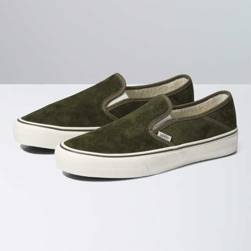 Vans Sherpa Slip-on Vr3 Sf Shoe (grape Leaf/marshmallow)