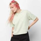 Vans Time Off Stripe Top (celadon Green)