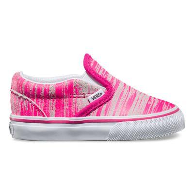 Vans Toddlers Brushed Metallic Slip-on (pink) Kids Shoes