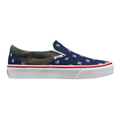 Vans Womens Customs Slip-on (yankees Camo)