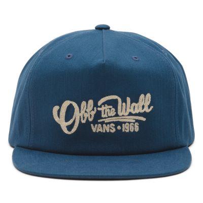 Vans Crestwood Snapback Hat (dark Denim) Mens Hats