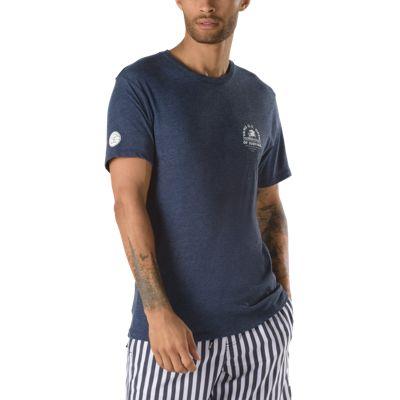 Vans Us Open Tower Short Sleeve T-shirt (navy Heather)