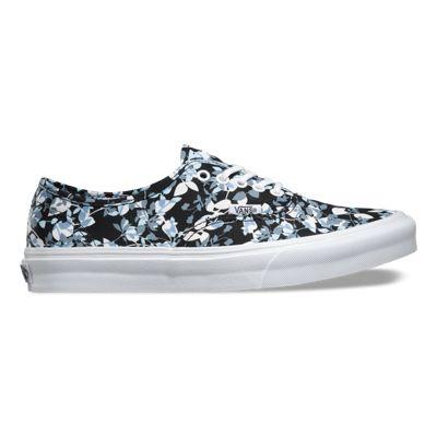 Vans Reverse Floral Authentic Slim (black/true White)