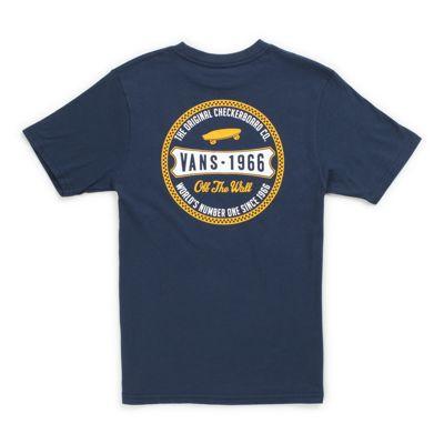 Vans Boys Wide Side T-shirt (dress Blues)