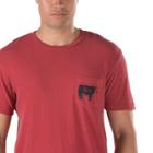 Vans Mens Shoes Skate Shoes Mens Shoes Mens Sandals Ca Collection No Bull Pocket T-shirt (jester Red)