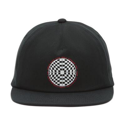 Vans Checkered Shallow Unstructured Hat (black)