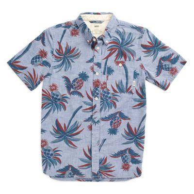 Vans Boys Ripley Buttondown Shirt (exblusive Castaway) T-shirts: Large