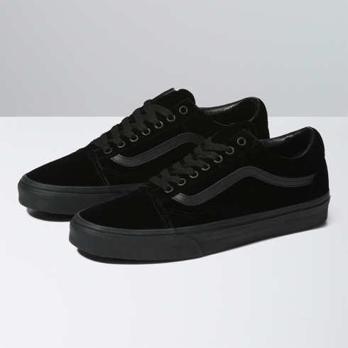 Vans Velvet Old Skool (black/black/black)