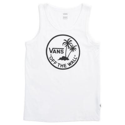 Vans Girls 2018 Vuso Dual Palm Tour Tank (white)