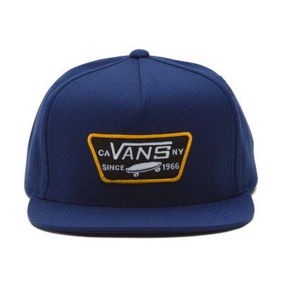 Vans Full Patch Snapback Hat (dress Blues)