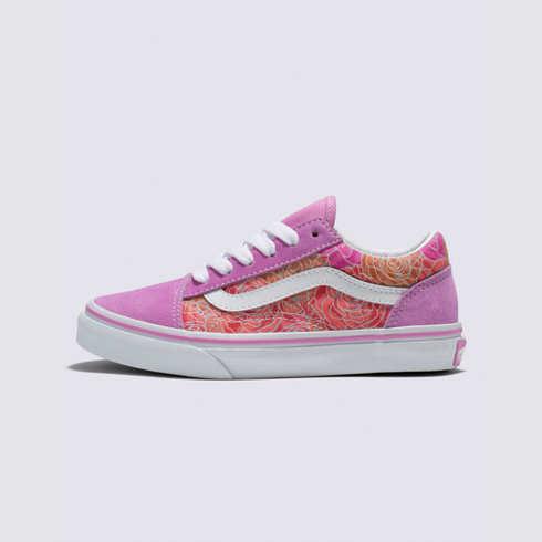 Vans Kids Rose Camo Old Skool (pink Floral)