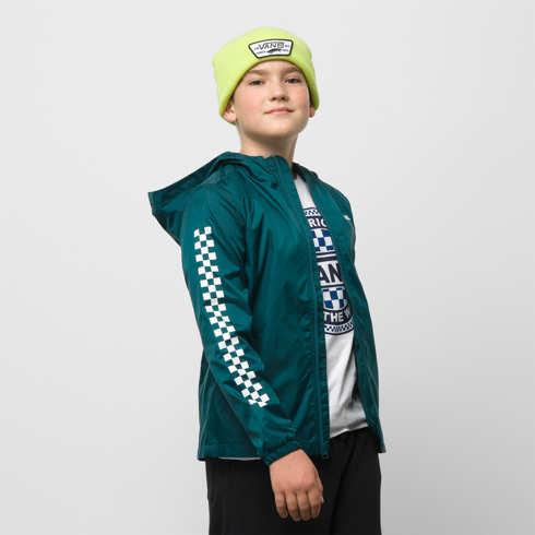Vans Kids Garnett Windbreaker Jacket (deep Teal)