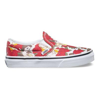 Vans Kids Disney Slip-on (belle/true White)