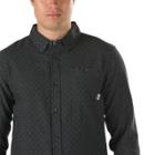 Vans Gisler Buttondown Shirt (black/charcoal) Mens T-shirts