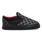 Vans Toddlers Checkerboard Slip-on (pewter/black)