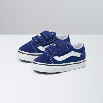 Vans Toddler Old Skool V Shoe (blueprint)
