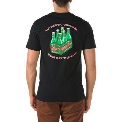 Vans Mens Shoes Skate Shoes Mens Shoes Mens Sandals Sixty-six Pack Pocket T-shirt (black)