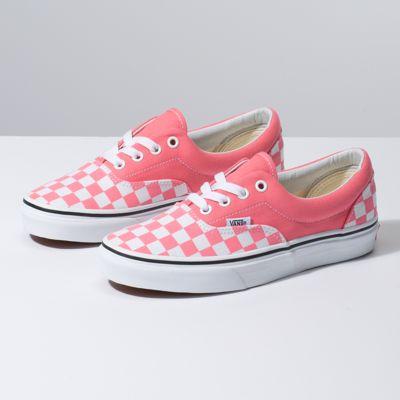 Vans Checkerboard Era (strawberry Pink/true White)