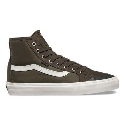 Vans Black Ball Hi Sf (green/green/vintage Camo)