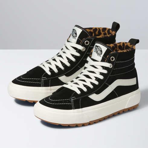 Vans Suede Sk8-hi Mte-1 Shoe (black/leopard)