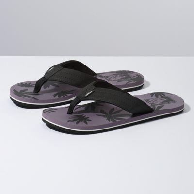 Vans Summer Leaf T Street Print (black Plum/black)