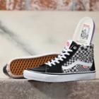 Vans X Tsp Skate Sk8-hi Shoe (checkerboard Black/white)