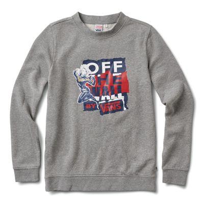Vans X Marvel Captain Marvel Crew (grey Heather)