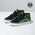 Vans Kids Glow Uni Rex Sk8-mid Reissue V (black/blue Atoll)