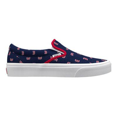 Vans Womens Customs Slip-on (boston Red Sox Navy)