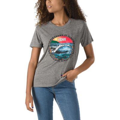 Vans Triple Crown Wave Break Crew Tee (grey Heather)