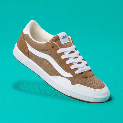 Vans Cruze Too Cc (suede/textile Khaki/white)