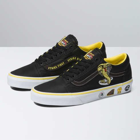 Vans X Cobra Kai Old Skool Shoe (black/yellow/white)
