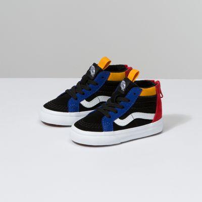 Vans Toddler Sk8-hi Zip Mte (black/surf The Web)
