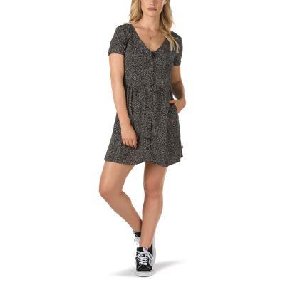 Vans Chapman Button Up Dress (black Dot)