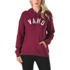 Vans Arched Sporty Pullover Hoodie (burgundy)