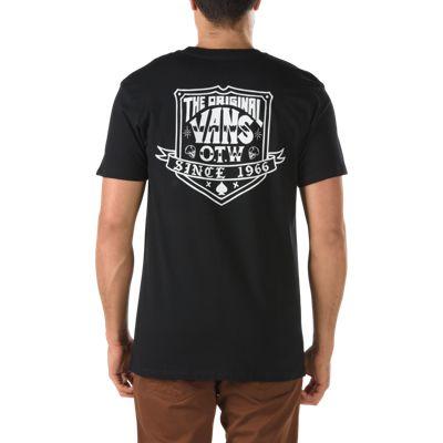 Vans Mens Shoes Skate Shoes Mens Shoes Mens Sandals Original Otw T-shirt (black)