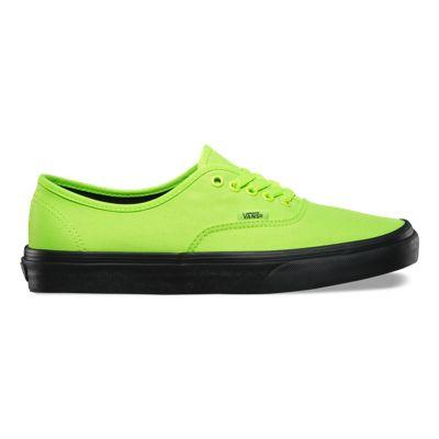 Vans Black Outsole Authentic (neon Green/black)