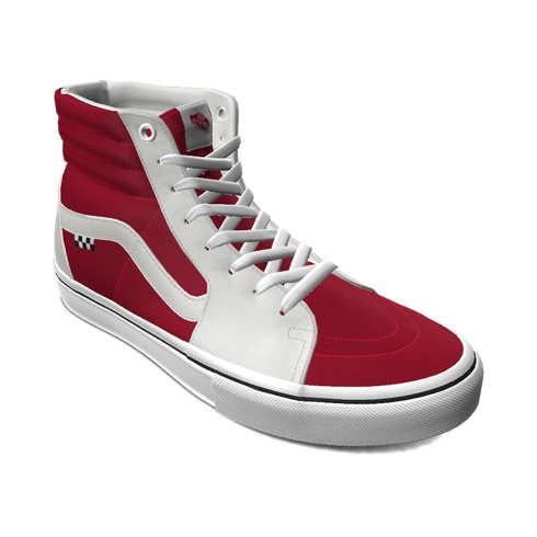 Vans Customs Racing Red Skate Sk8-hi (customs)