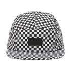 Vans Davis 5 Panel Camper Hat (black White Check)