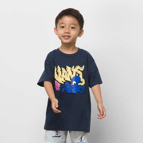 Vans Little Kids Octovans T-shirt (dress Blues)