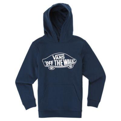 Vans Boys Otw Pullover Hoodie (dress Blues/white Outline)