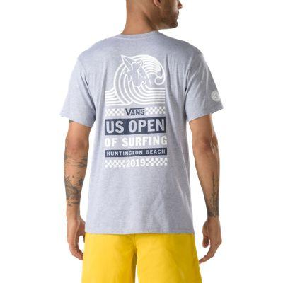 Vans Us Open Back Hit Short Sleeve T-shirt (athletic Heather)
