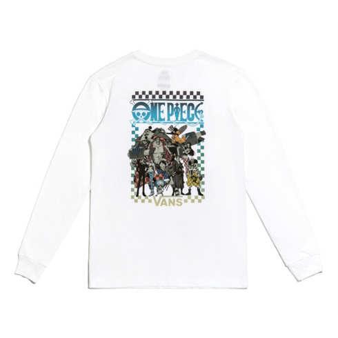 Vans X One Piece Long Sleeve Bff Tee (white)